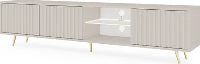 Produktbild von Selsey TV Schrank Board Sideboard Fernsehtisch Fernsehschrank Mit Lamellen Und L