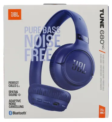 Produktbild von JBL JBLT680NCBLU On-Ear Kopfhörer, Blau