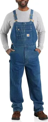Produktbild von Carhartt 104672 Denim Bib Overall Darkstone W32