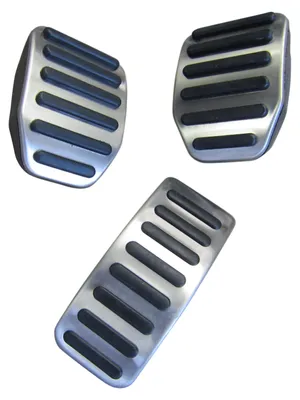 Produktbild von Original VW Pedale Pedalkappen Gummi Schaltung SET für VW T5 T6 V VI + Multivan