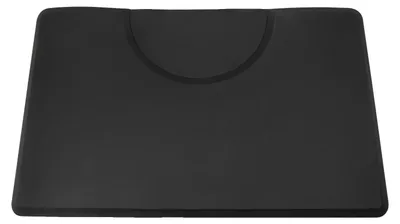 Obrázek produktu pro Podlahová rohož do salonu, ergonomický design, protiskluzový povrch, černá barva