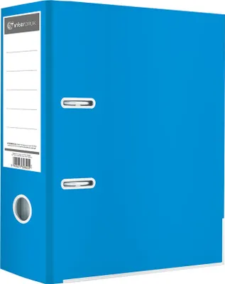 Produktbild von Interdruk Ordner A4 75mm Hellblau glänzend