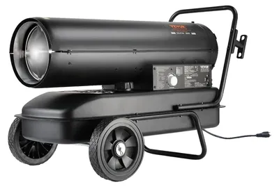 Image de Chauffage à air chaud au kérosène/diesel VEVOR, chauffage d'ambiance à torpille de 100 000 BTU, portable avec réglage thermostatique, réservoir de 38 litres, chauffage au kérosène efficace pour l'intérieur et l'extérieur