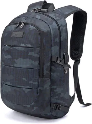 Produktbild von Famanu Laptoprucksack mit USB-Ladeanschluss - Wasserfest, 14/15,6 Zoll