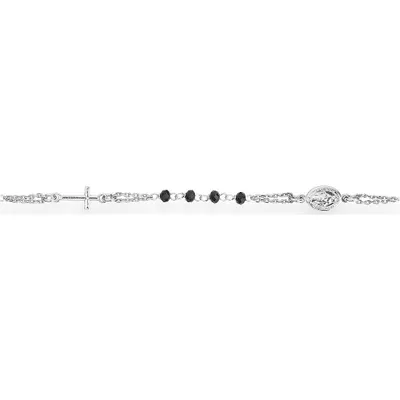 Immagine prodotto di Bracciali con ciondoli fissi Amen Collezione Argento Rosario - donna