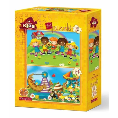 Image de ART PUZZLE Puzzle Les enfants s'amusent 12+24 pièces