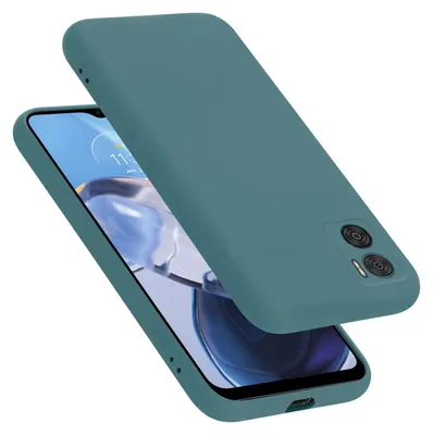 Produktbild von Cadorabo Hülle für Motorola MOTO E22 / E22i Hülle Silikon Handyhülle Case aus flüssigem Silikon, Kratzfeste und stoßfeste Schutzhülle für Motorola MOTO E22 / E22i