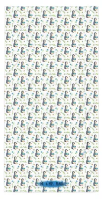 Produktbild von Mr. & Mrs. Panda Handtuch Pinguin Buch - Weiß - Geschenk, Lesen, Strandtuch, Duschhandtuch, Ausruhen, Baumwollhandtuch, Badehandtuch, Duschtuch, Nichtstun, Urlaub, Ferien