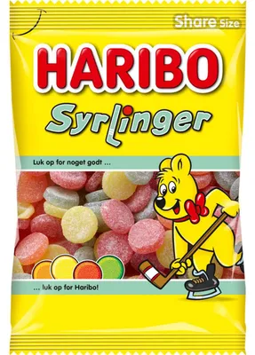 Produktbild von Haribo Syrlinger 375g