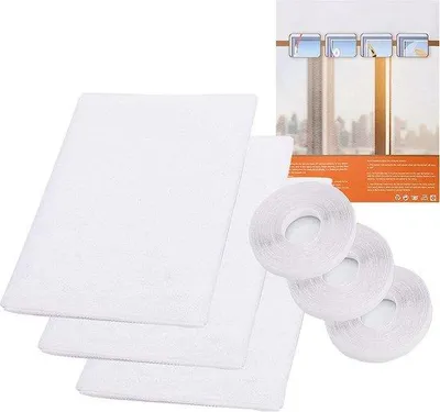 Produktbild von Insektenschutz-Vorhang (3er Pack) Fliegengitter für Fenster, schneidbarer Mückenvorhang, zuverlässige Schutz vor Mücken, Fliegen, Insekten, Ungeziefer -130 cm x 150 cm weiß