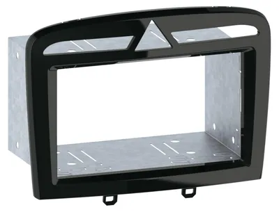 Produktbild von 2-DIN Radioblende Peugeot 308 / 308 CC / RCZ schwarz