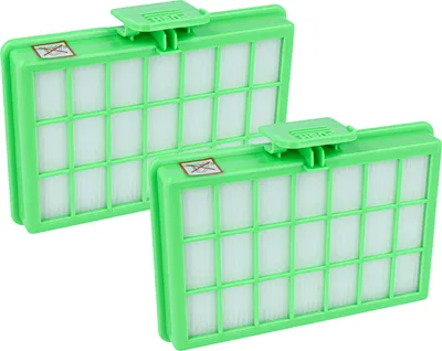 Produktbild von vhbw 2 Staubsaugerfilter Ersatz für Rowenta RS-RT9977 für Staubsauger - HEPA-Filter Grün Weiß
