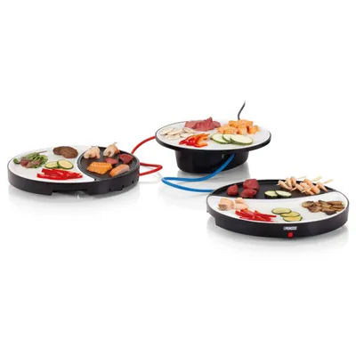 Produktbild von Princess 2-Personen-Tischgrill Dinner4All 500 W Weiß und Schwarz