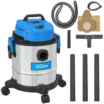 Produktbild von Güde Nass-Trockensauger GNTS 12L | 1200 W | 180 mbar | 12 L Edelstahlbehälter