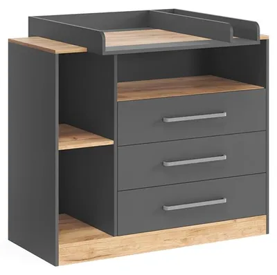 Imagen del producto de Cambiador Vicco Olina Antracita/Roble dorado 110 x 93 cm, Model 62881