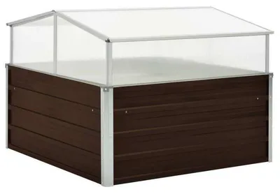 Produktbild von Kweekkas – Verzinkter Stahl – Rostfrei und stabil – 100x100x85 cm