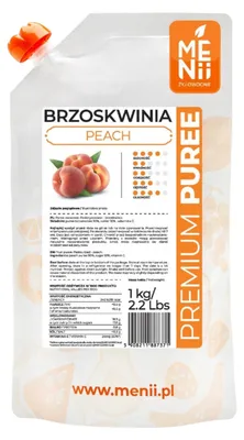 Produktbild von Fruchtpüree BRUSSWIN 1kg PremiumPüree MENii