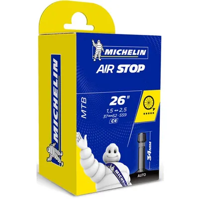 Zdjęcie produktu dla MICHELIN 804157, Zawór Schradera, 26", 38 - 55,9 mm, Czarny, 55 mm, 75 mm