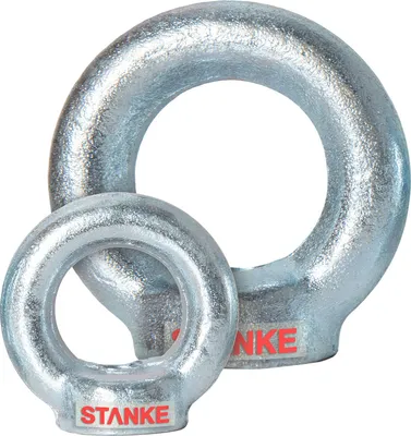 Produktbild von Seilwerk STANKE 15x Ringmutter M8 Ringsmutter 8 mm Öse Mutter Auge verzinkt