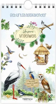 Produktbild von Trötsch Geburtstagskalender Unsere Vogelwelt