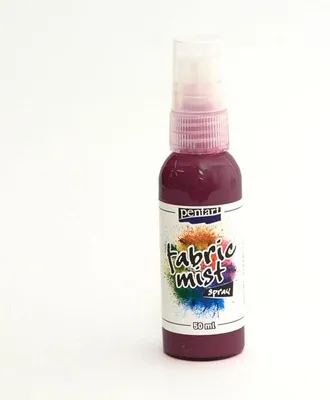 Zdjęcie produktu dla Farba do tkanin w sprayu Fabric Mist 50 ml - czerwona winna