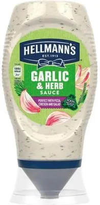 Zdjęcie produktu dla Hellmann's Sos z czosnkiem i natką pietruszki 250ml