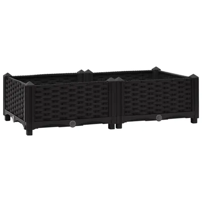 Image de vidaXL Hochbeet 80x40x23 cm Polypropylen