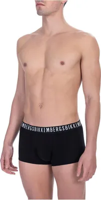 Produktbild von Bikkembergs Boxershorts (2 Pack) – Herren – Baumwolle(Schwarz S)