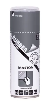 Produktbild von Maston Rubbercomp Spray - Matt - Gun Metal Grey - Gummibeschichtung - 400 ml