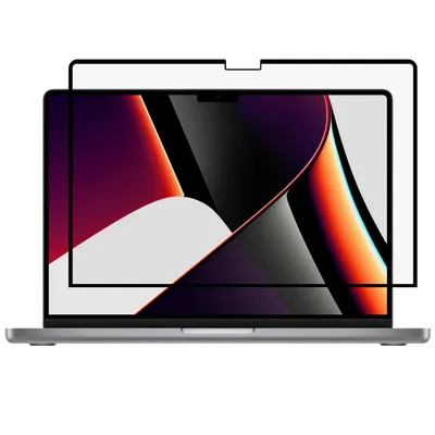 Produktbild von GrizzlyCoat MacBook Pro 14 Zoll (2021-2026) Displayschutz Anti-Glare Schutzfolie - Hüllenfreundlich - Schwarz Model A2442 / A2779 / A2918 / A2992 / A3401 / A3112 / A3434 / A3427 / A3426