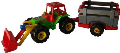 Image de Tracteur avec remorque Bulldozer Lazar