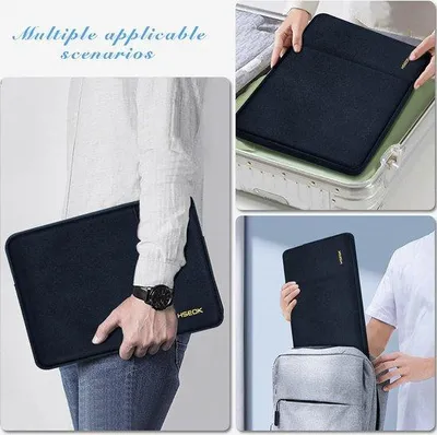 Zdjęcie produktu dla Etui na laptopa Famanu, 13,3 cala, wodoodporne, czarne
