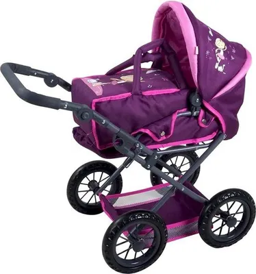 Produktbild von Famanu Puppenwagen mit Tragetasche - 51 x 37 x 64 cm