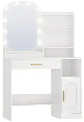 Image de Table de maquillage - Miroir ovale