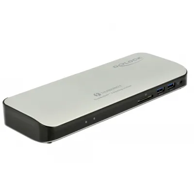 Produktbild von Delock Thunderbolt™ 3 Dockingstation 5K - HDMI / USB 3.0 / USB-C™ / SD / LAN
