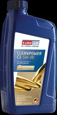 Produktbild von EUROLUB CLEANPOWER C1 für 5W-30 1 Liter Motoröl Motorenöl WSS-M2C934-B STJLR.03.5005 Öl