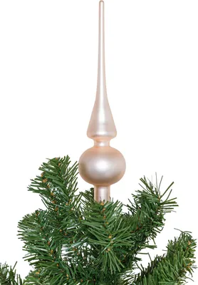 Produktbild von TrendLine Christbaumspitze aus Glas 26 cm champagner mattiert