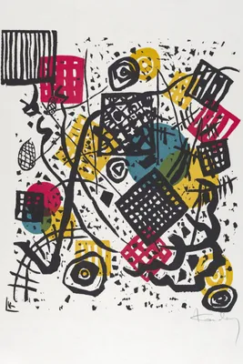 Immagine prodotto di Poster 20x30 cm Piccoli mondi V, Wassily Kandinsky Vintage Salon