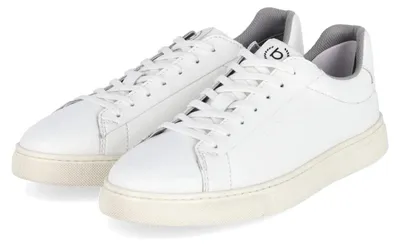 Produktbild von Bugatti Herren Low Sneaker Weiß Glattleder Größe: 43