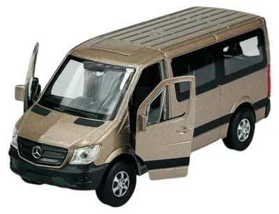 Zdjęcie produktu dla Welly, model metalowy samochodu Mercedes-Benz Sprinter Traveliner, skala 1:34