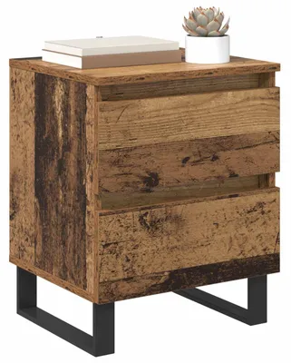 Obrázok produktu pre vidaXL Nočný stolík so zásuvkami z regenerovaného dreva 40 x 35 x 50 cm materiál na báze dreva