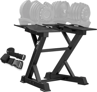 Obrázok produktu pre Držadlo na činky – Nastaviteľný stojan na činky – Stojan na jednoručky – Fitness stojan – Držiak na činky – Ergonomický dizajn
