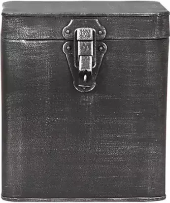 Produktbild von LABEL51 Aufbewahrungsbox 18x19x21 cm XL Antik-Schwarz