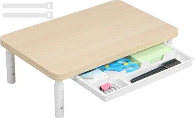 Produktbild von Höhenverstellbarer Monitorhalter mit Ablage für Büro und Zuhause