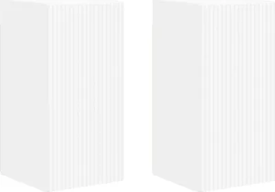 Produktbild von vidaXL TV-Wandschrank 2 stk. Weiß Holzwerkstoff