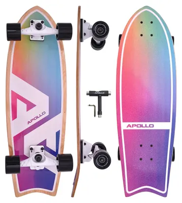 Imagen del producto de Solidchoice: Mini longboard para niños a partir de 6 años