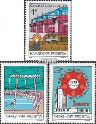 Produktbild von Briefmarken Ungarn 1979 Mi 3351A-3353A (kompl.Ausg.) postfrisch COMECON