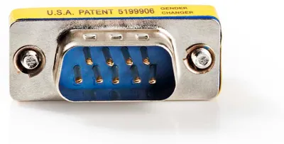 Produktbild von Nedis Serieller Adapter - Adapter - D-SUB 9-Pin Stecker - D-SUB 9-Pin Stecker - Vernickelt - Metall - Metall - Box