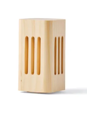 Produktbild von Zirbenholz Diffusor mit Bimsstein-Verdufter eckig