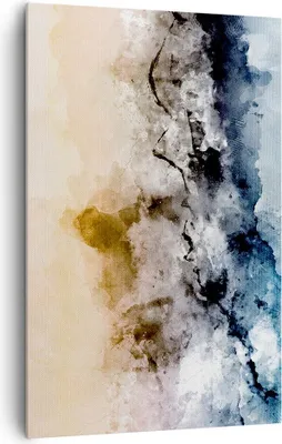 Produktbild von Bild auf Leinwand - Leinwandbild - Einteilig - Abstraktion Wolken Berge - 80x120cm - Wand Bild - Wanddeko - Wandbilder - Leinwanddruck - Wanddekoration - Leinwand bilder - Wandbild - PA80x120-4894